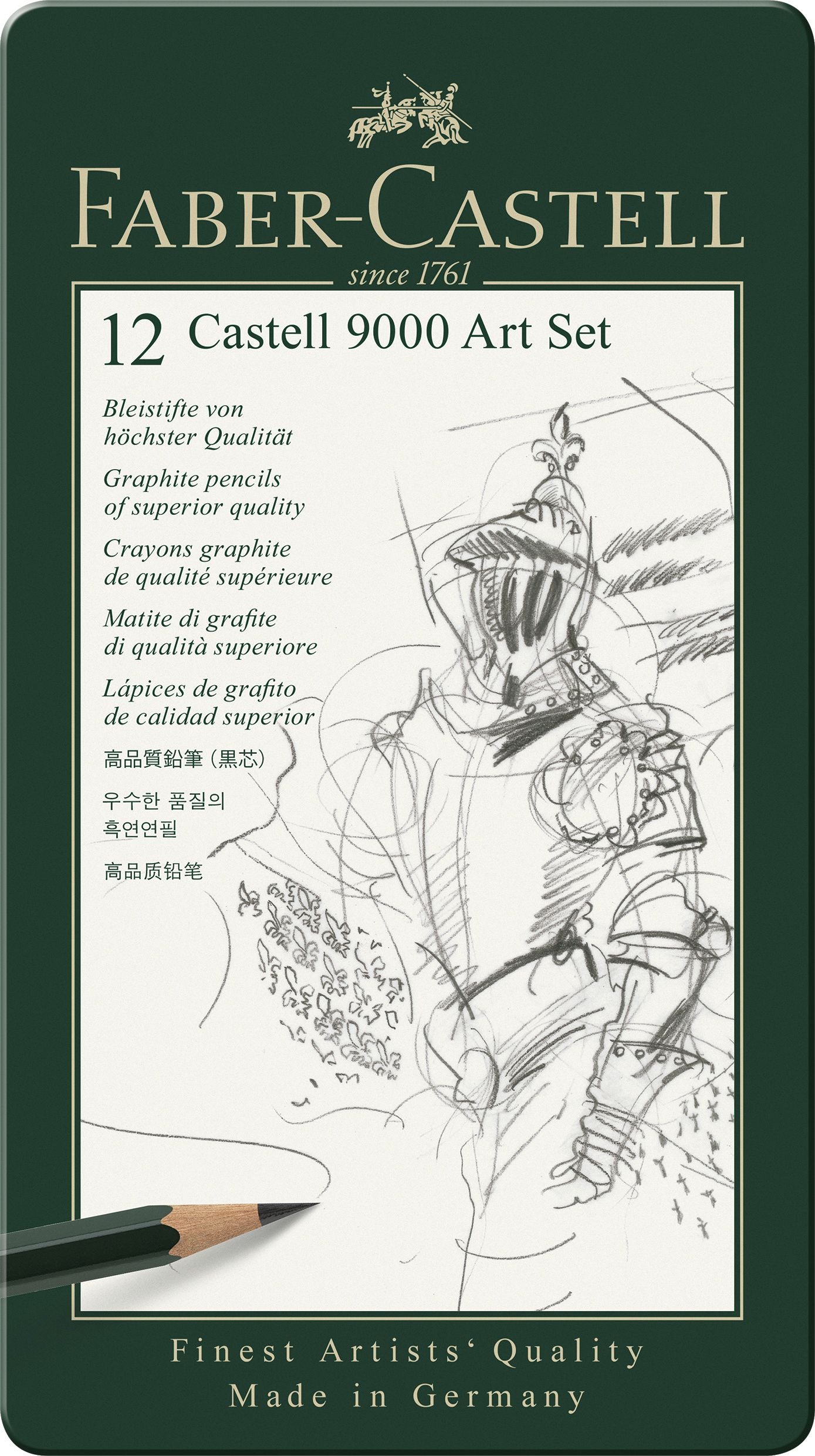 SET ARTA 12 BUC CREION GRAFIT CASTELL 9000 FABER-CASTELL SET ARTA 12 BUC CREION GRAFIT CASTELL 9000 FABER-CASTELL